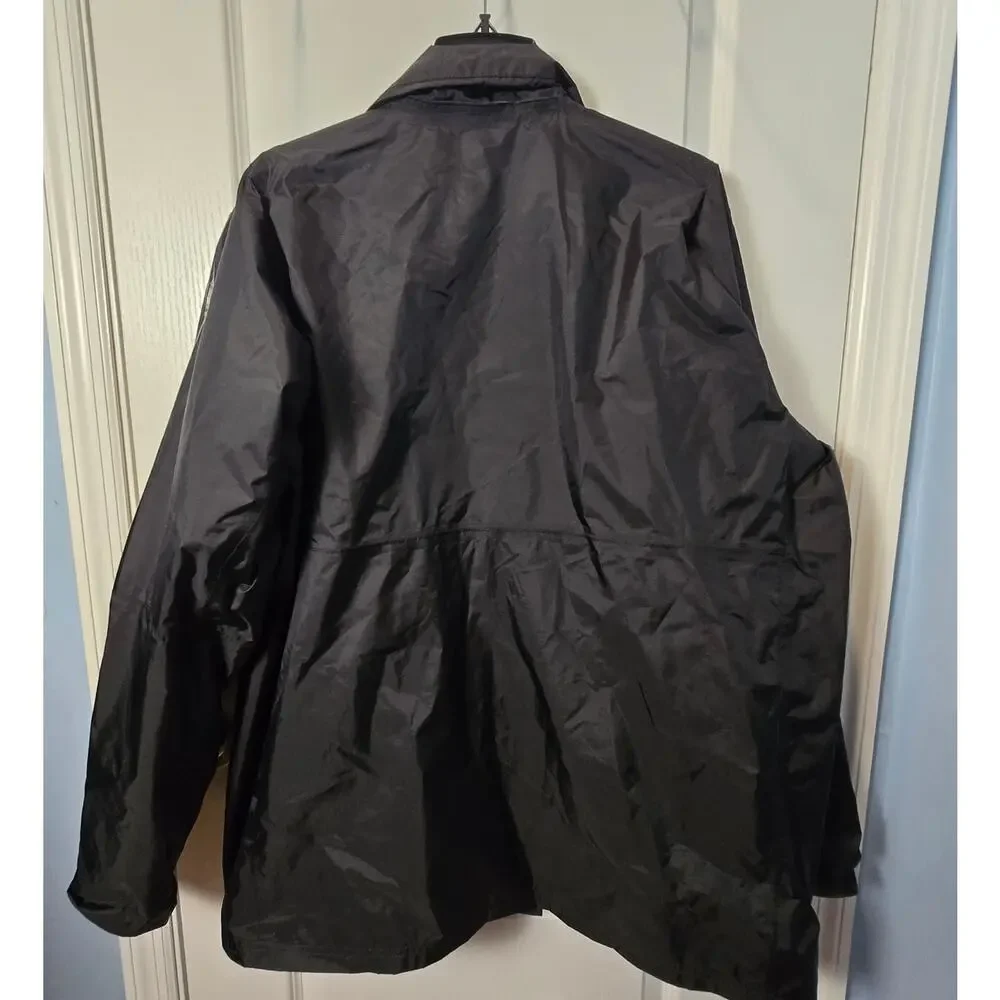 Adidas Red Bull NY windbreaker jacket black on black ripstop 2XL soccer